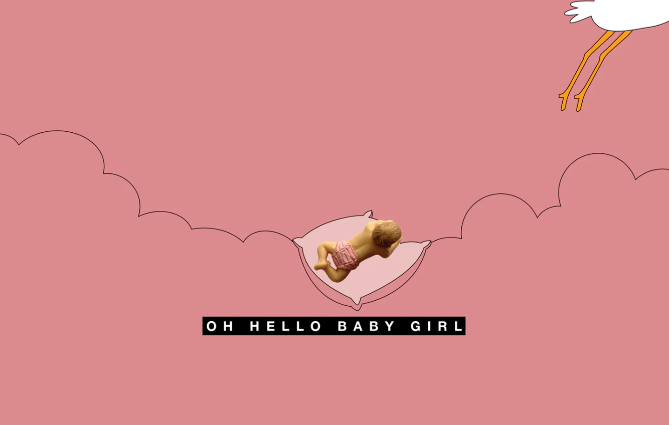 Kaartje - Hello Baby Girl-1