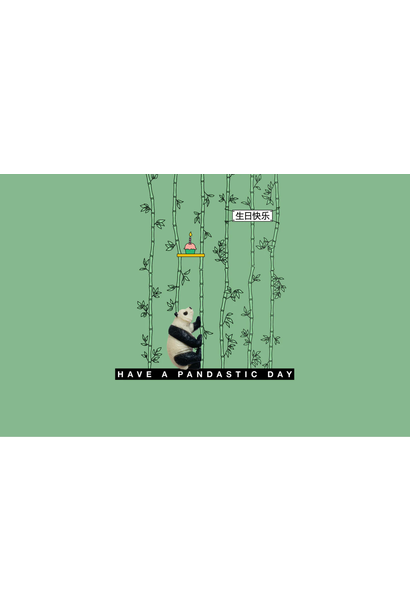 Kaartje - Pandatastic Day