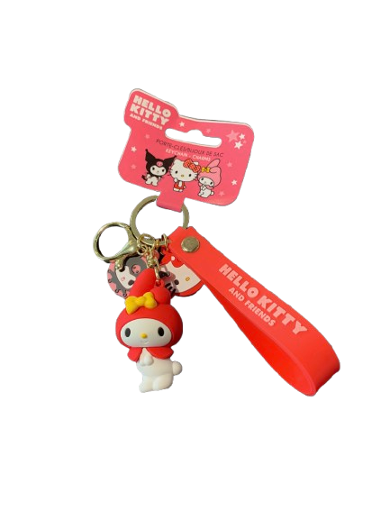 Sleutelhanger Hello Kitty and Friends Rood-1