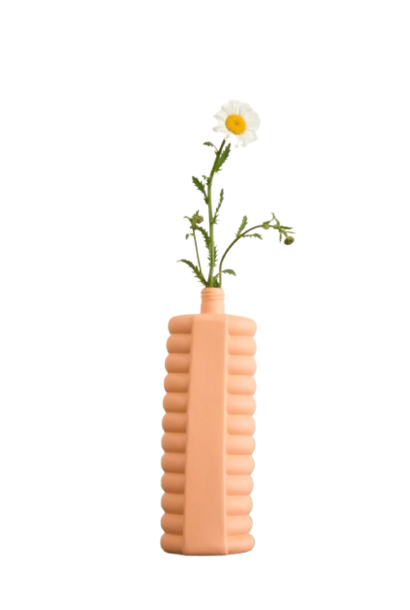 Porcelain Bottle Vase Soft Orange #10