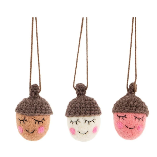 Happy Acorn Pendant-3