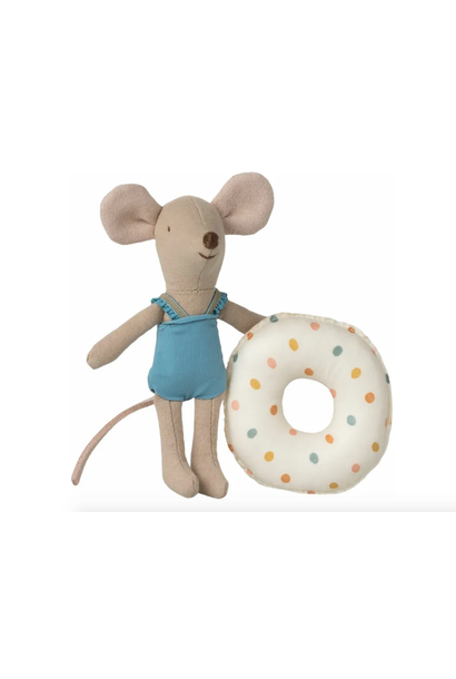Beach Mouse With Float, Little Sister - Multi Dot