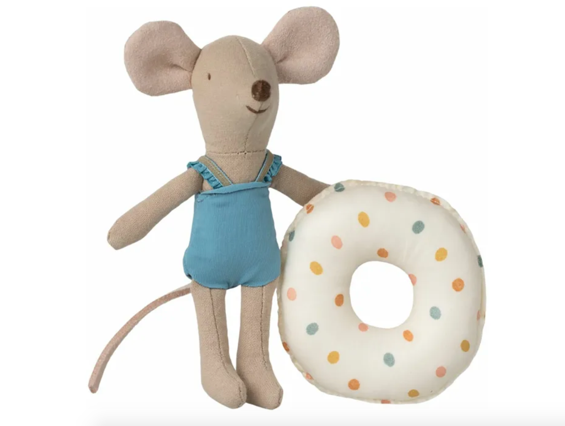 Beach Mouse With Float, Little Sister - Multi Dot-1