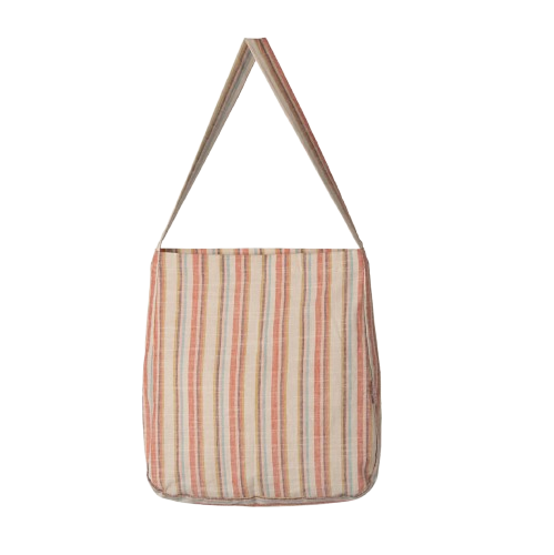 Tote Bag Gekleurde Streepjes Met één Band-1