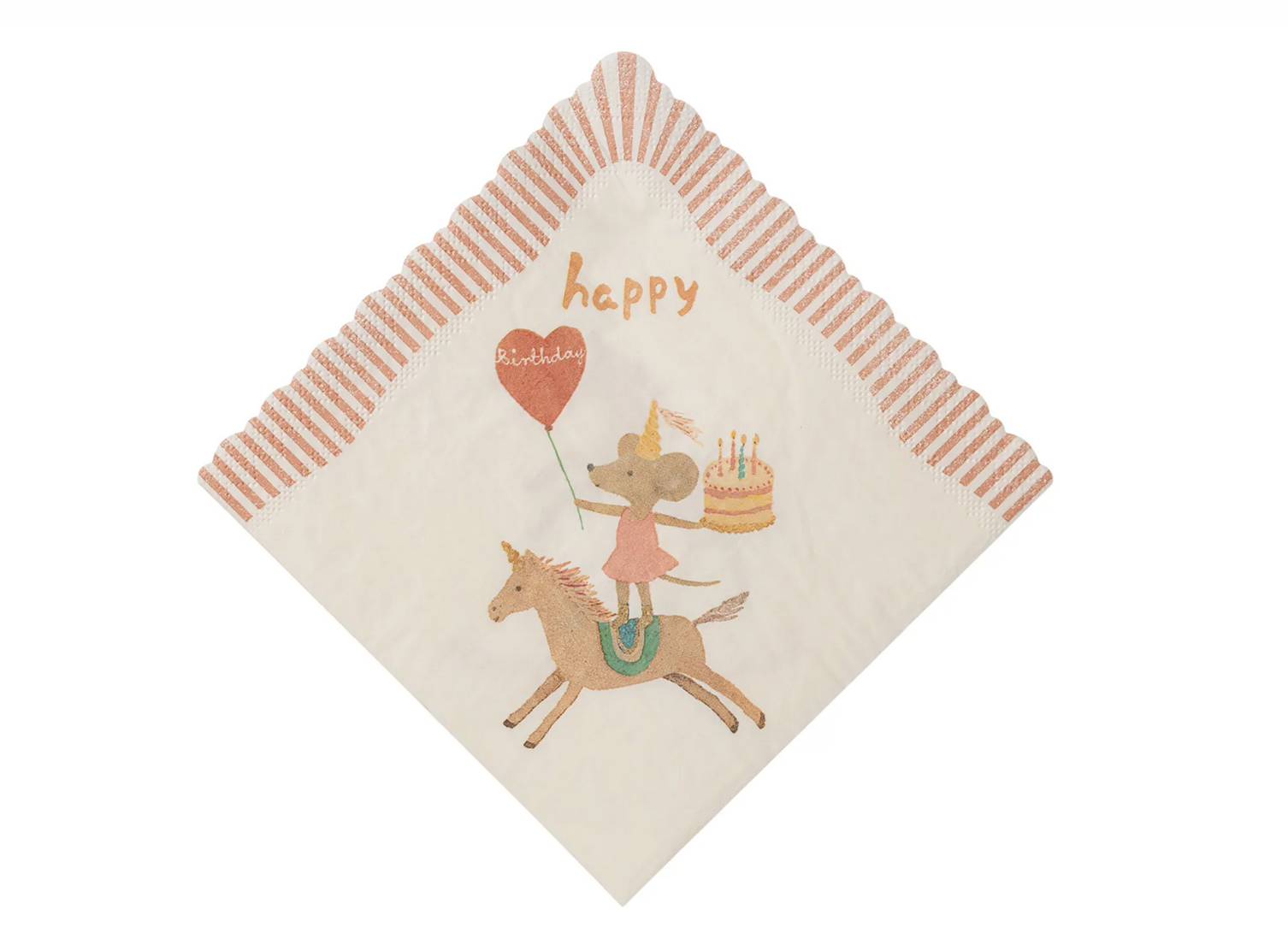 Servetten - Happy Birthday Unicorn - Maileg-2