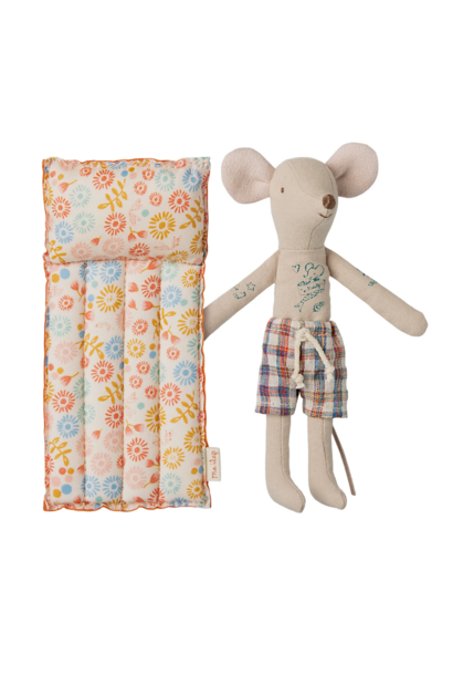 Beach Mouse with Air Mattress, Dad - Flower