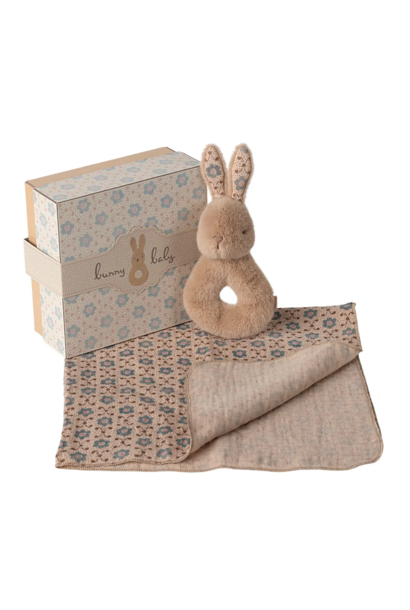 Rattle Rabbit  - Cream Peach