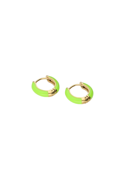 Earring Hoop Candy Green