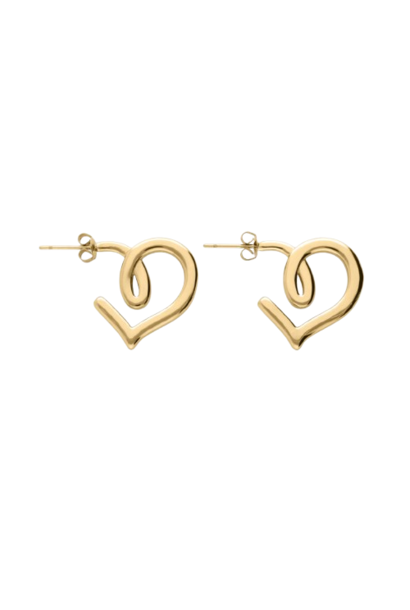 Earring Pretzel Heart