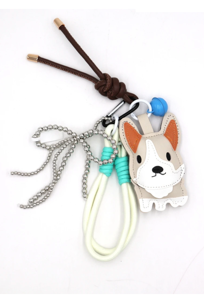 Bag Charm Hond en Strik