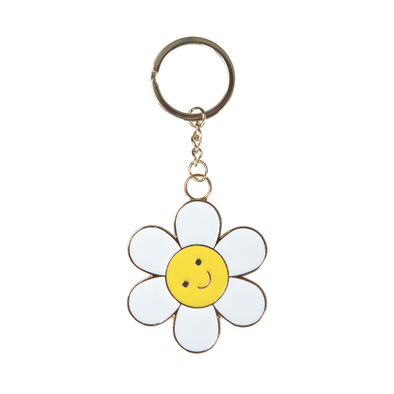 Key ring Flower Enamel - Sass & Belle-1