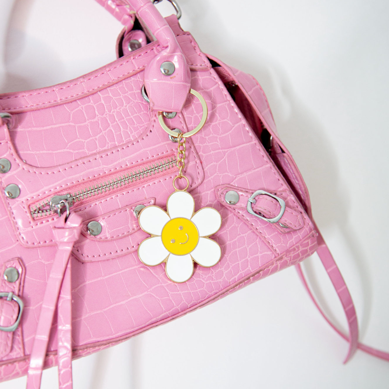 Key ring Flower Enamel - Sass & Belle-2