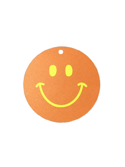 Cadeaulabel Smiley Oranje - House of Products-1