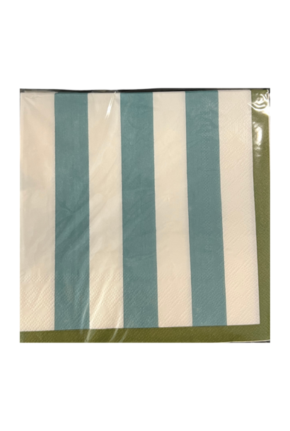 Napkins Rayure Bleu