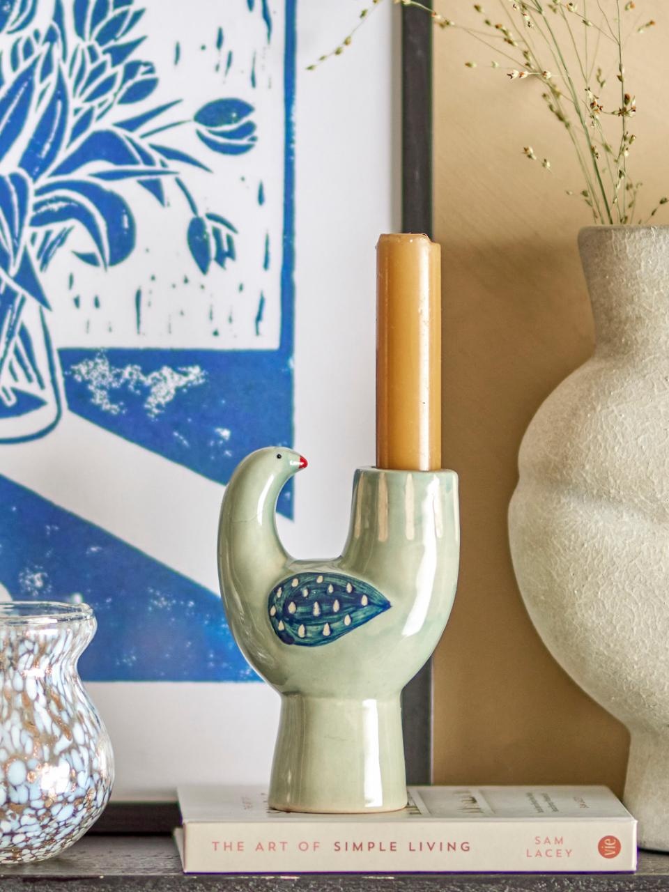 Trudy candle holder Blue Bird - Bloomingville-2