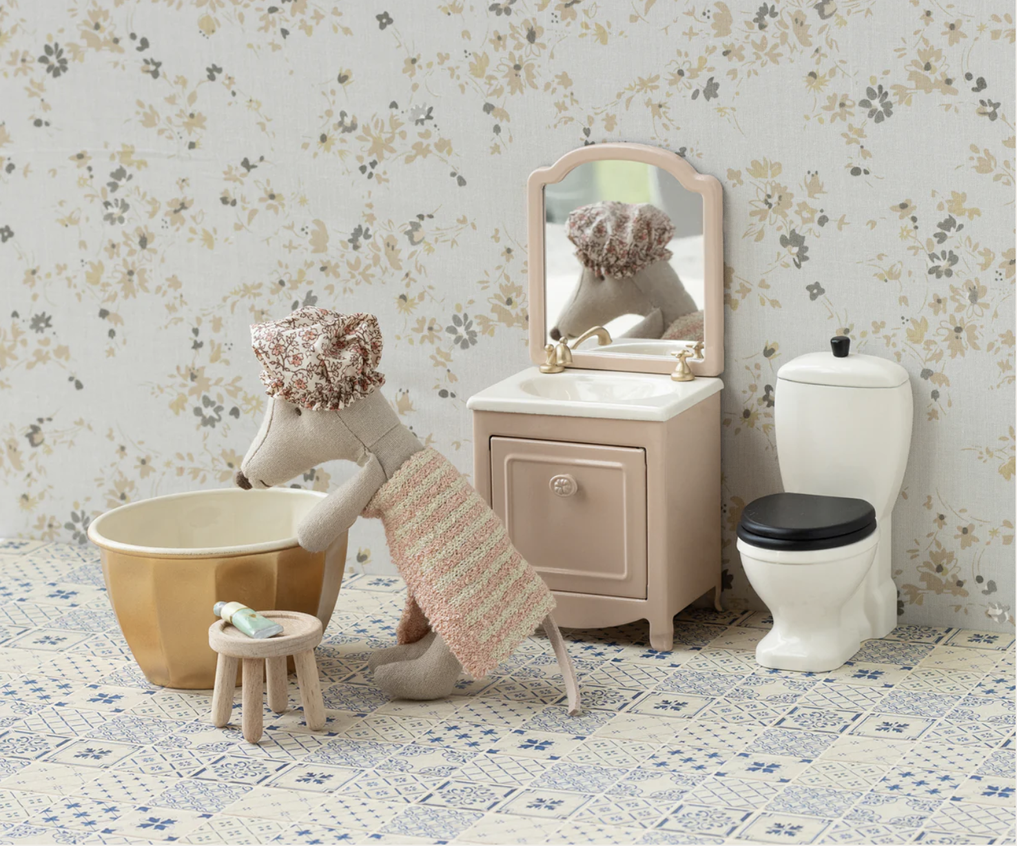 Mouse Spa & Wellness Pink - Maileg-3