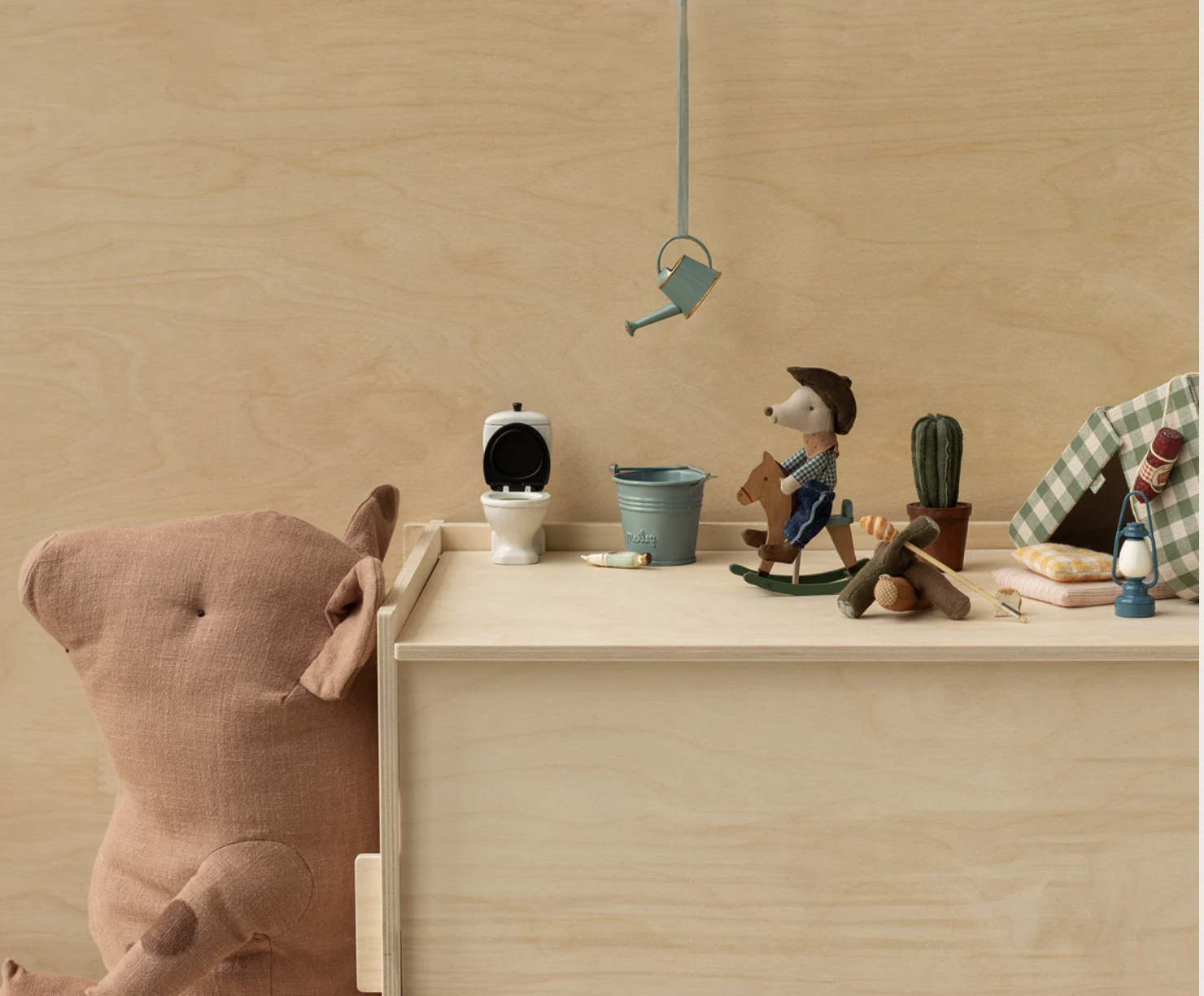 Cowboy Mouse On Rocking Horse - Atelier Olala-2