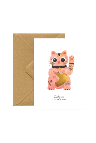 Kaart I Found You Cat