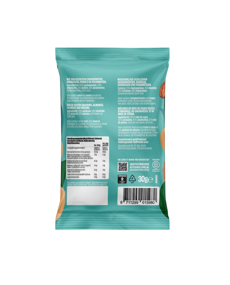 Gezouten Notenmix 30g - Atelier Olala-2