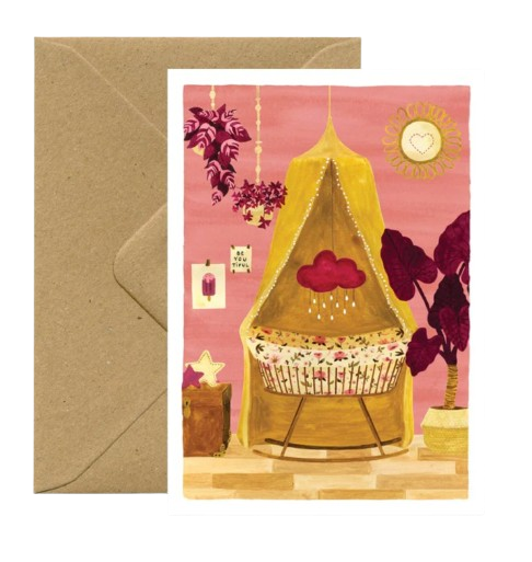 Wenskaart Girl Bedroom - Atws.-1