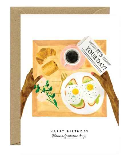 Greeting Card Happy Birthday Breakfast - Atws.-1