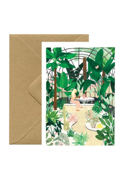 Greeting Card Butterfly Greenhouse
