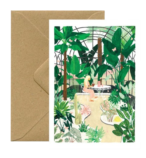 Greeting Card Butterfly Greenhouse - Atws.-1