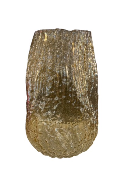 Organische Vaas Glas Geel