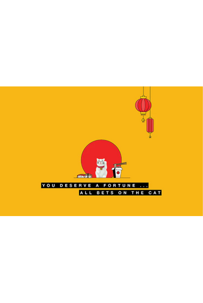 Wenskaart You Deserve A Fortune