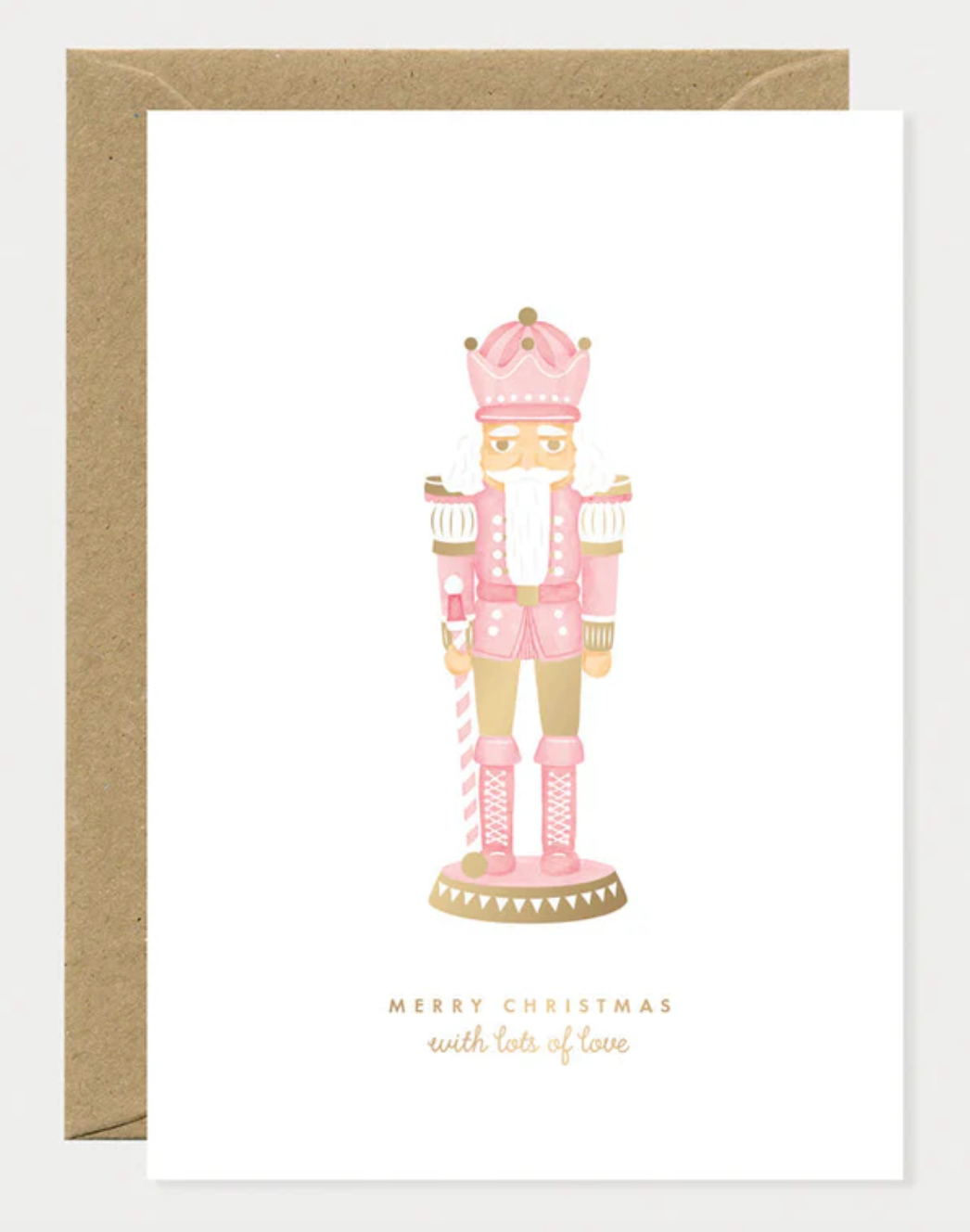 Wenskaart Pink Nutcracker-1