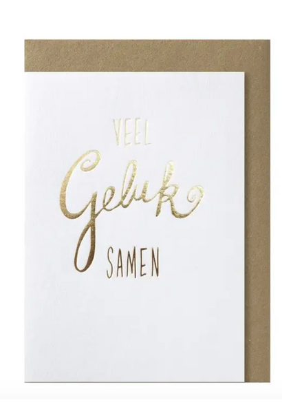 Wenskaart Veel Geluk Samen