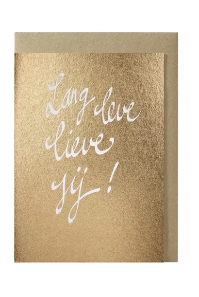 Wenskaart Lang Leve Lieve Jij