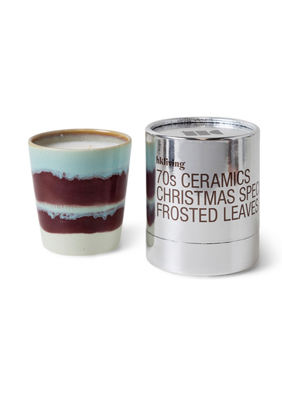 Scented Candle Christmas Special Frosted Leaves