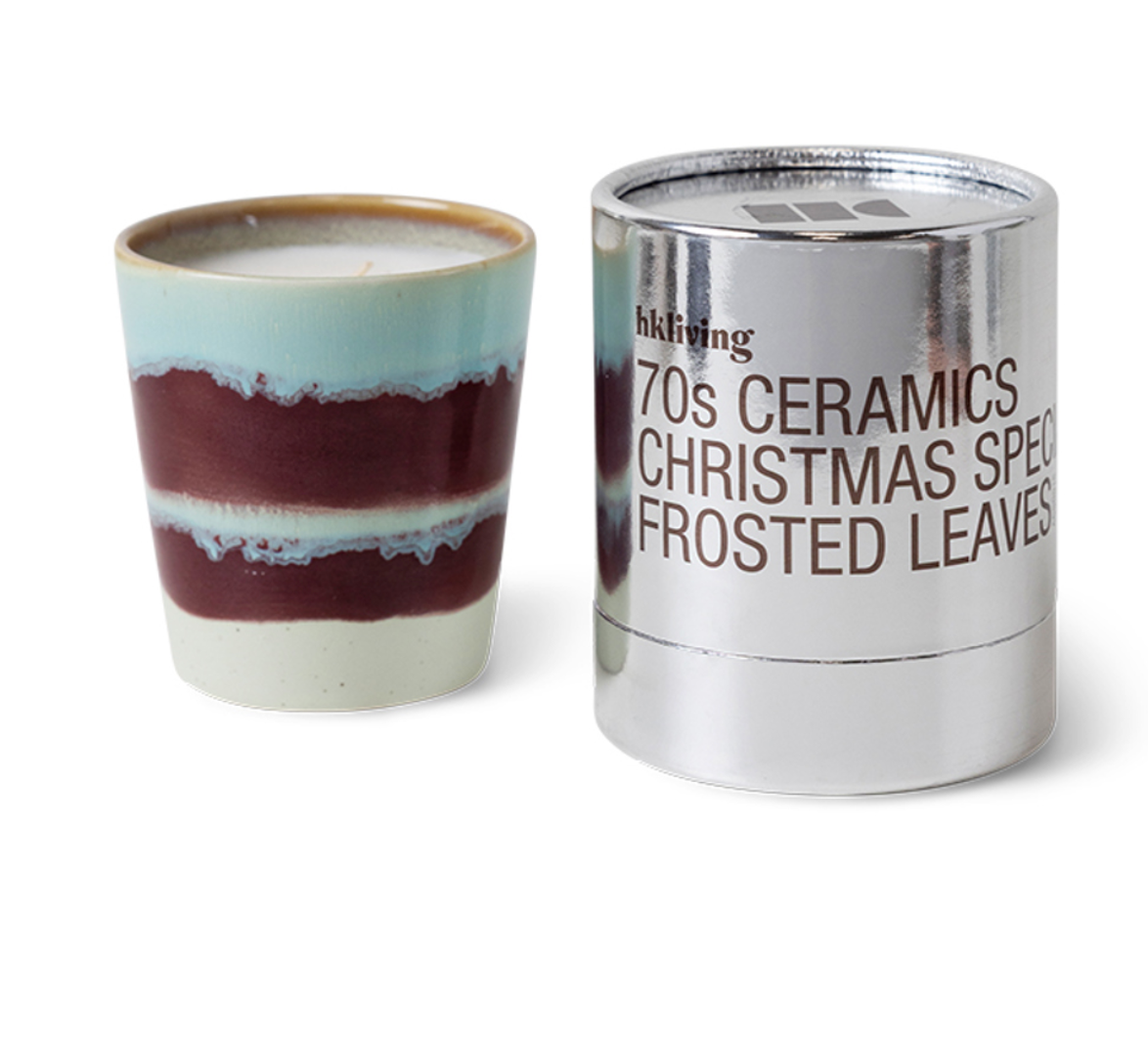 Geurkaars Christmas Special Frosted Leaves - HK Living-1