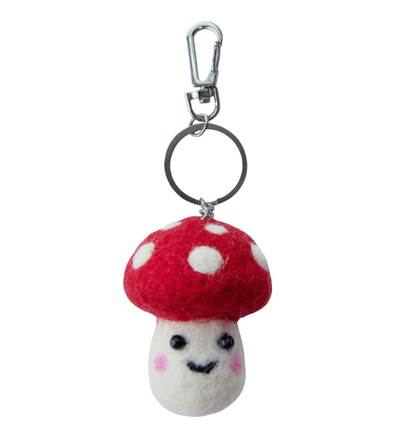 Mushroom Felt Keyring - Sass & Belle-1