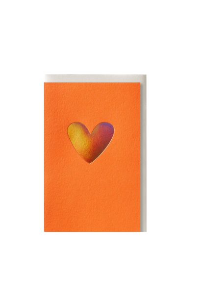 Copy of Wenskaart Hart Fluo Roze