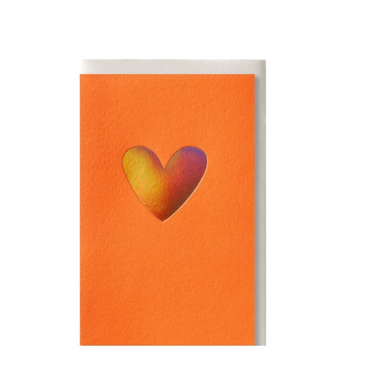 Copy of Wenskaart Hart Fluo Roze-1