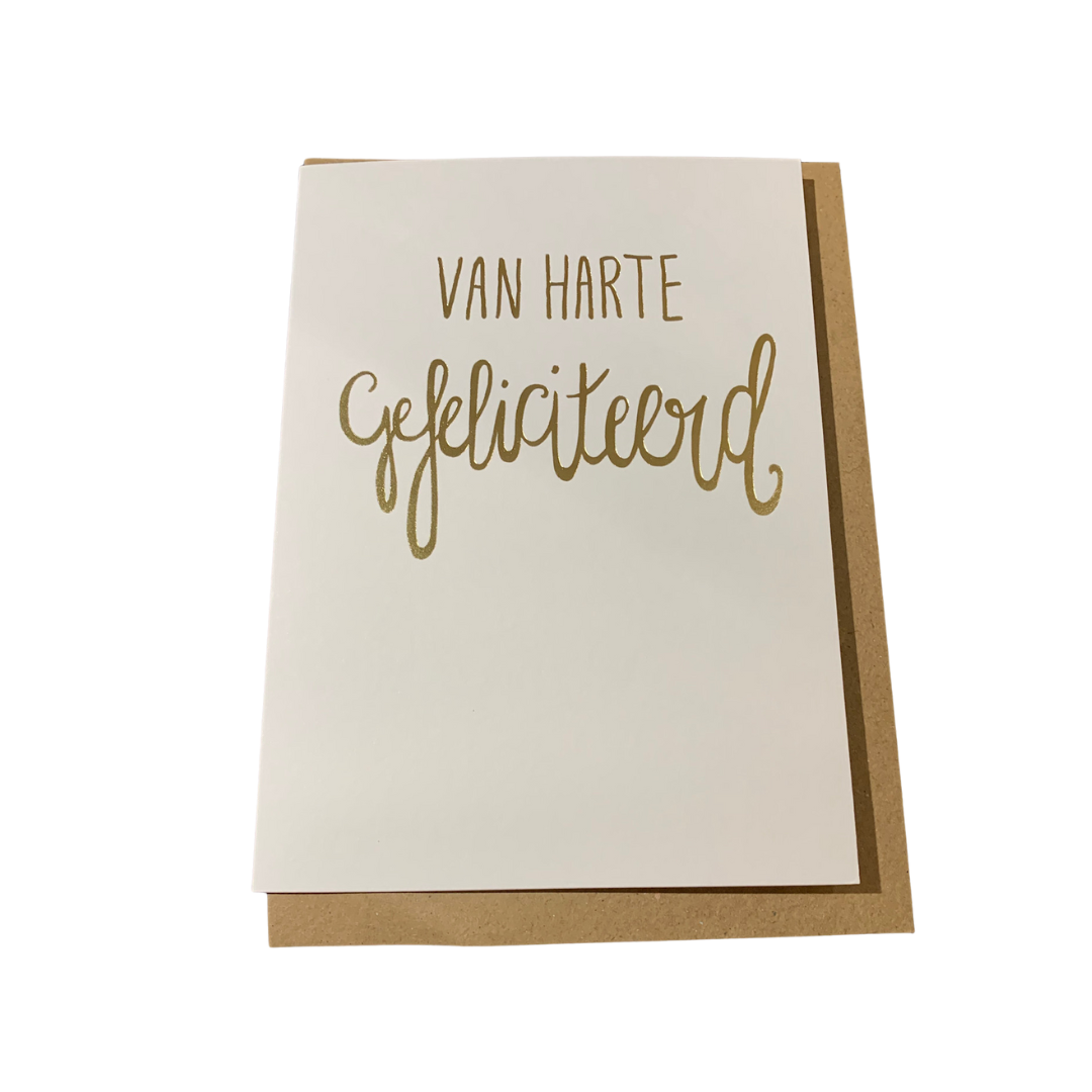 Wenskaart Van Harte Gefeliciteerd-1