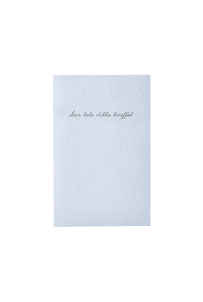 Wenskaart Een Hele Dikke Knuffel