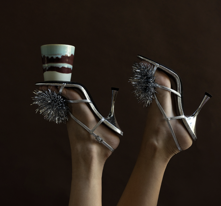 Geurkaars Christmas Special Frosted Leaves - HK Living-2