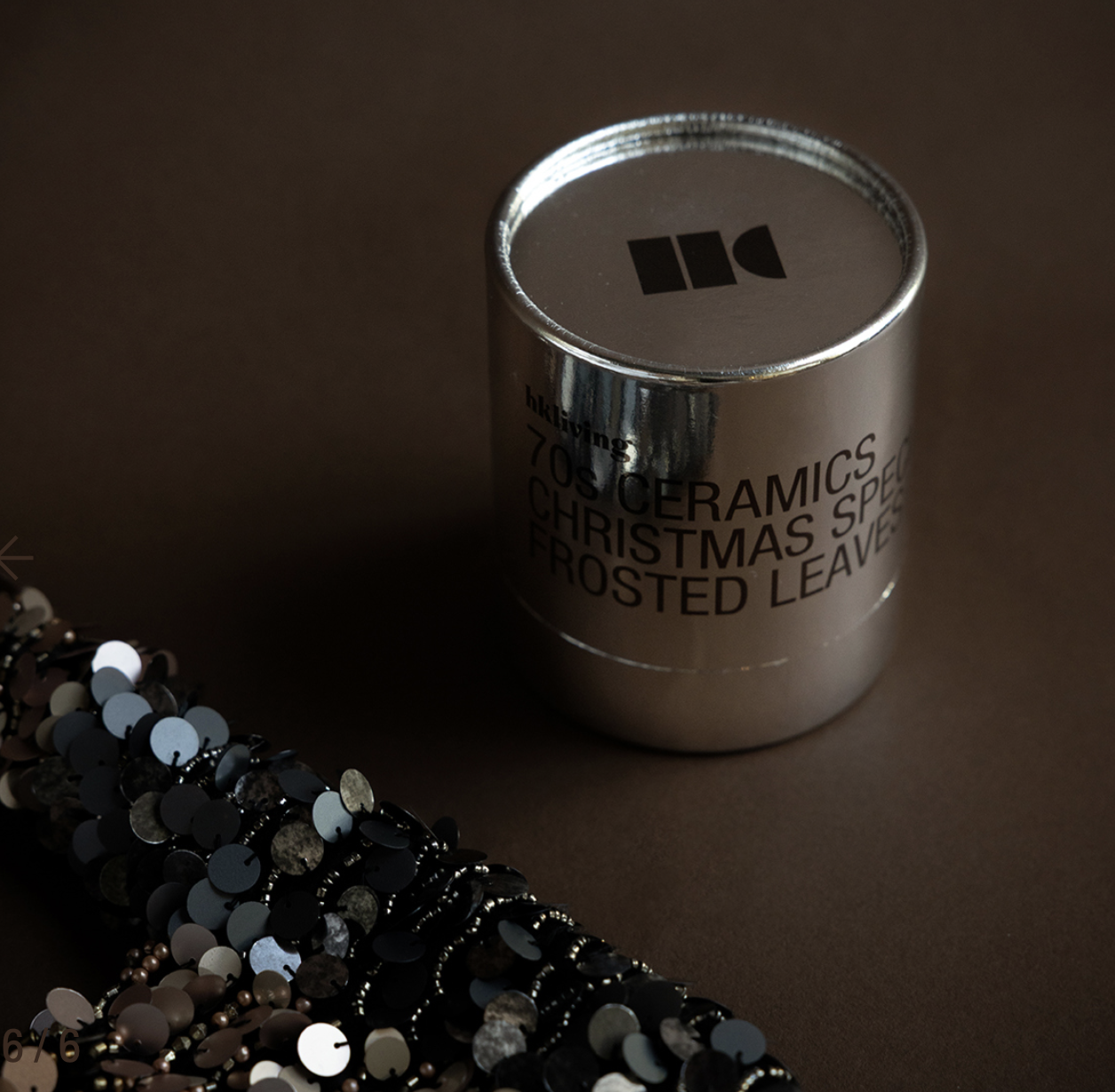 Geurkaars Christmas Special Frosted Leaves - HK Living-3