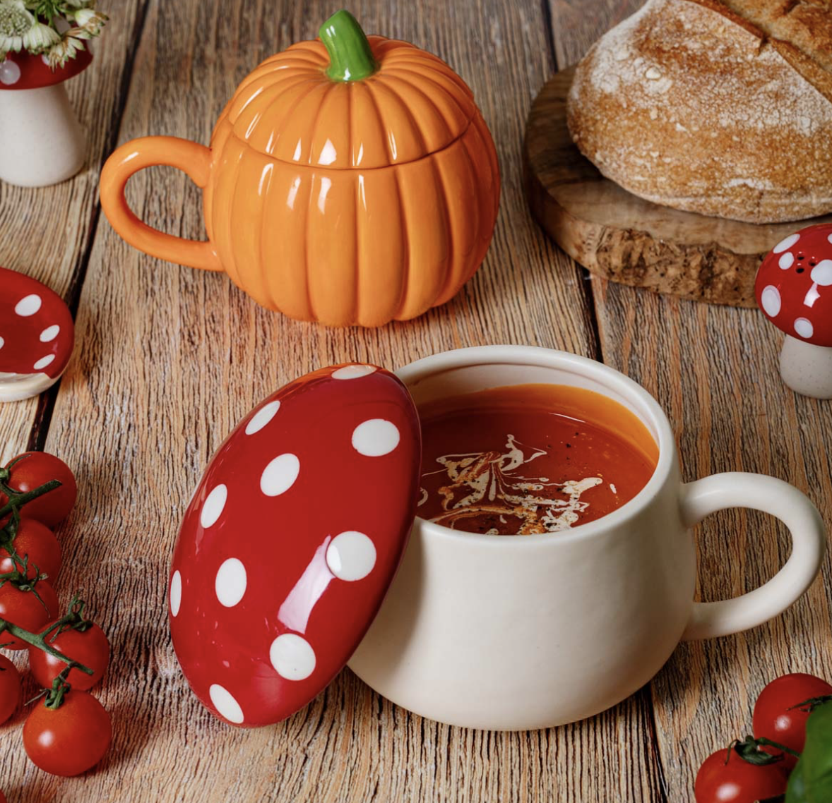 Paddenstoel Tas Met Deksel - Sass & Belle-2