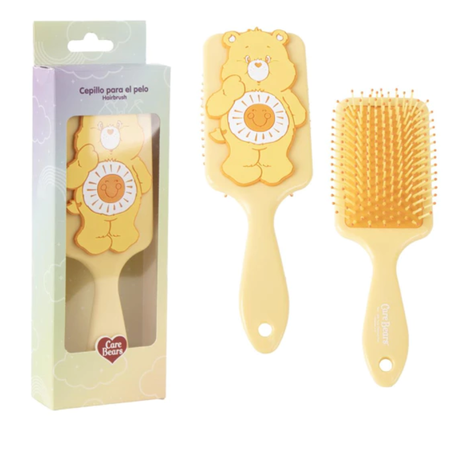 Haarborstel Troetelbeertjes Geel - Care Bears-1