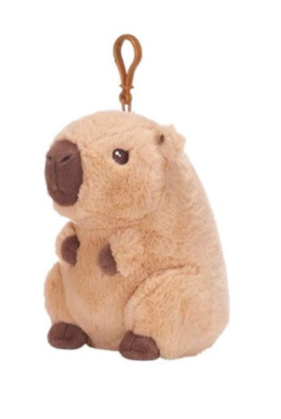 Capybara Bagclip Brown Beige