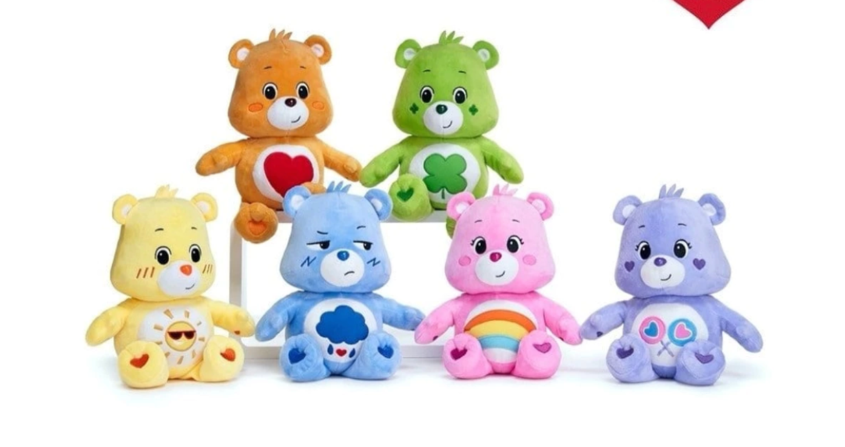 Pluche Troetelbeer Geel-1