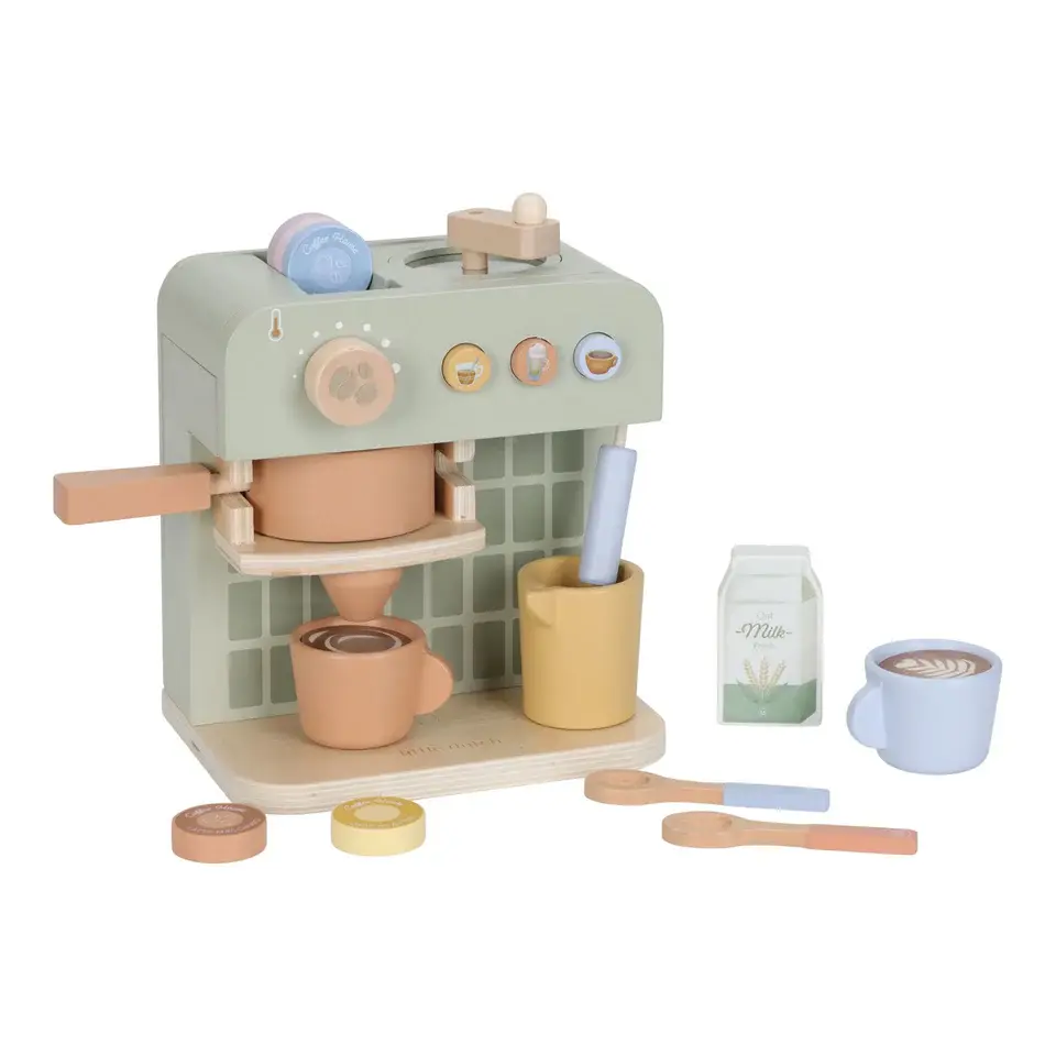 Koffiezetapparaat Hout - Groen-1