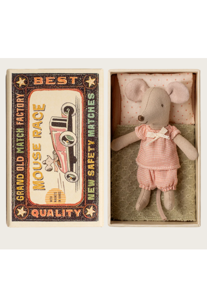 Little Sister Mouse In Matchbox