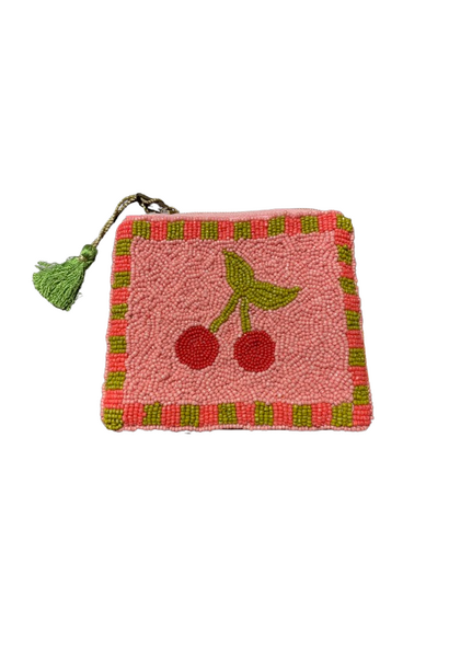 Tasje Met Kralen Kers