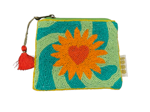 Tasje Met Kralen Hart-1