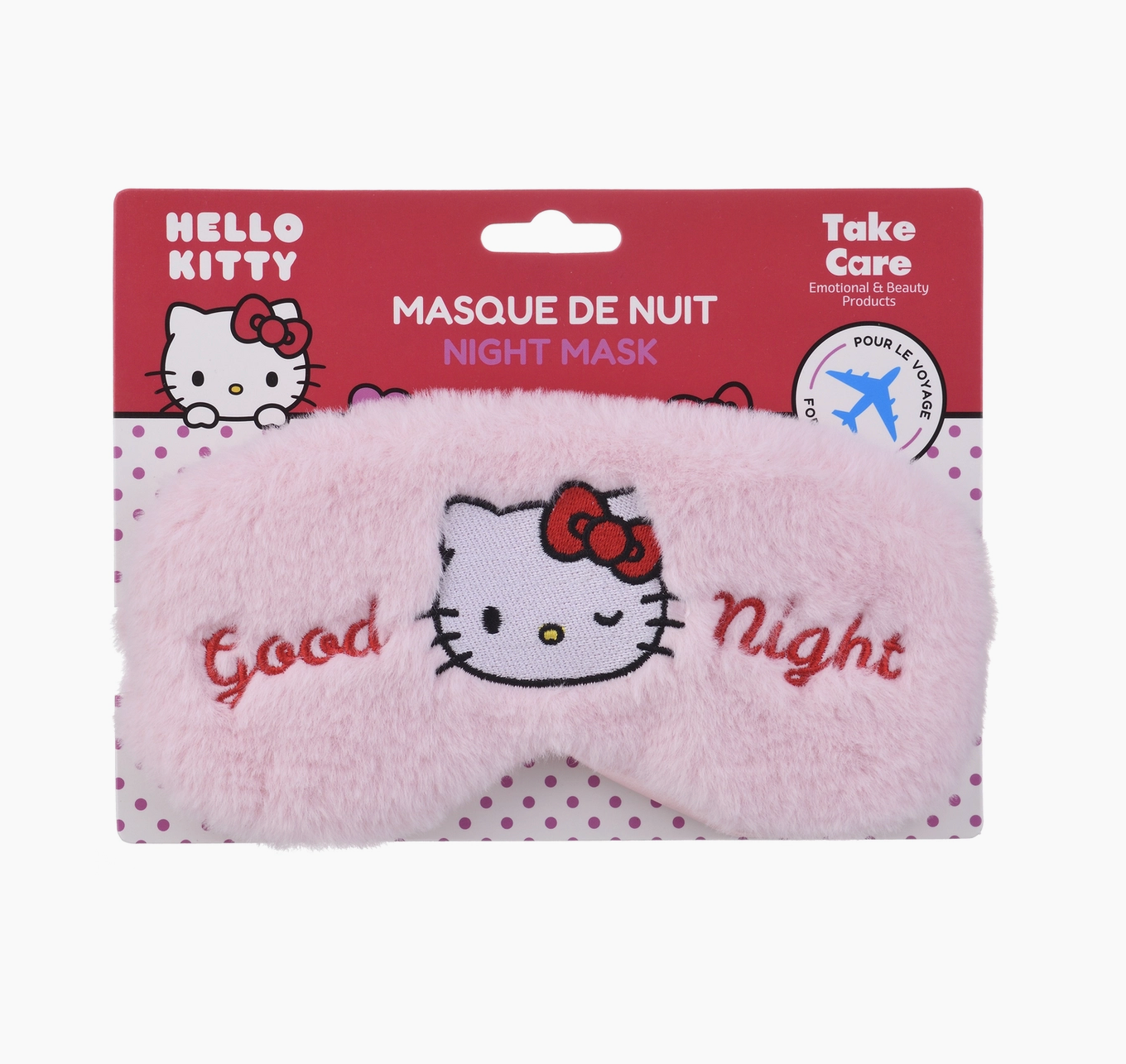 Slaapmasker Hello Kitty Roze-2